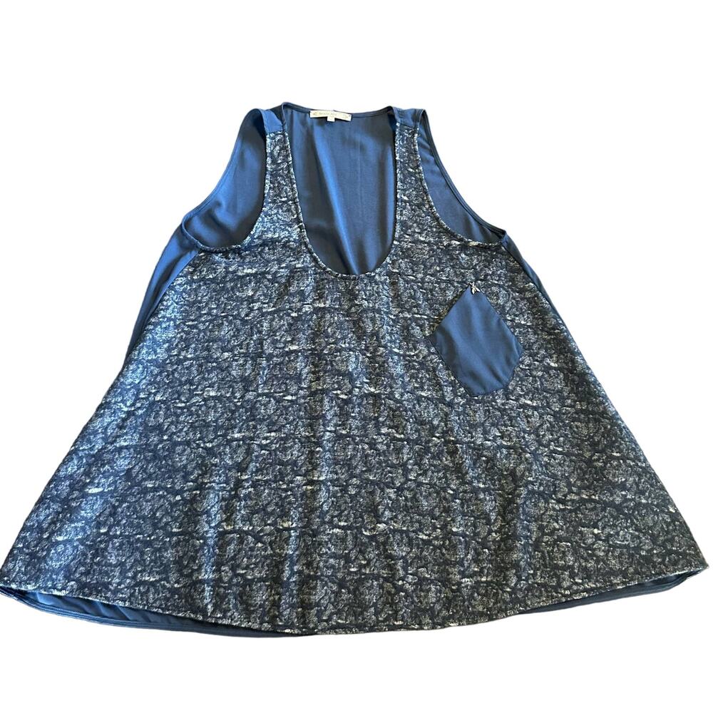 Patricia Pepe Womens navy trapeze top Size 2 (medium)